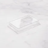 Крышка для бумажного контейнера OneClick 800 мл пластик ,H=2,L=12,B=20см прозр.