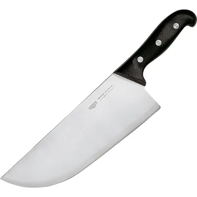 Нож разделочный сталь нерж. ,L=28см черный,металлич.