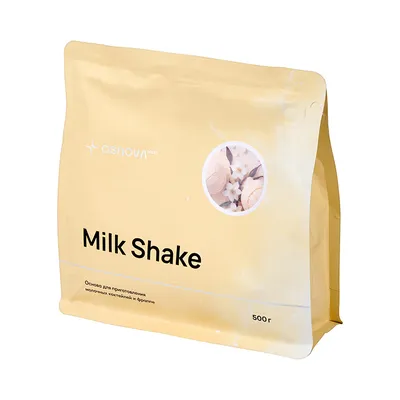 Смесь сухая для приготовления напитков «Ваниль» для молочных коктейлей 500г картон,пластик ,H=18,L=1, Вкус: Ваниль, Назначение: Молочные коктейли