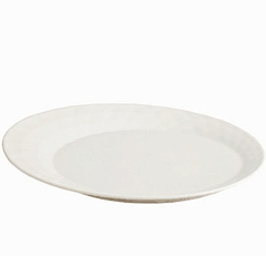 Dish "Kaleidos" oval  porcelain , L=26cm  white