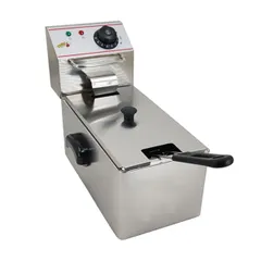 Фритюрница CP-EF04L сталь нерж. 4л ,H=31,L=38,5,B=26,5см 2Квт серебрист.