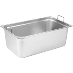Гастроемкость GN 1/1 с ручками сталь нерж. 26,5л ,H=20,L=53,B=32,5см металлич.