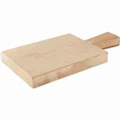 Feeding board birch ,H=25,L=220,B=165mm