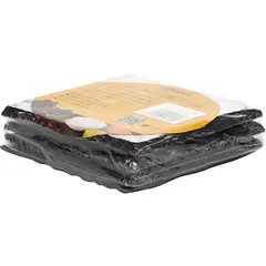 Блюдо для подачи набор[4шт] сланец натур. ,H=5,L=100,B=100мм черный