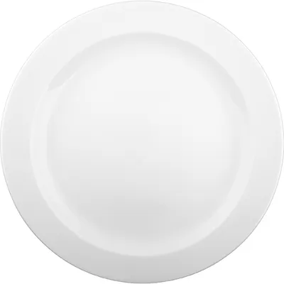 Блюдо «Белая» Принц фарфор D=305,H=34мм белый