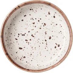 Салатник «Пунто Бьянка» фарфор 250мл D=13,H=4см белый,черный, изображение 2