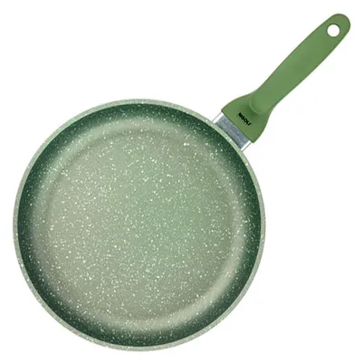 Сковорода(индукция) «Д.Грин» алюм.литой D=24,H=5см зелен., изображение 2