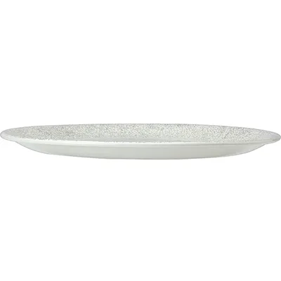 Тарелка «Инк Грэй» мелкая фарфор D=30см белый, изображение 2