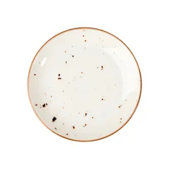 Тарелка «Париж» фарфор D=15см белый,коричнев., Диаметр (мм): 150