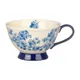 Чашка чайная «Фиори» фарфор 220мл слон.кость,синий