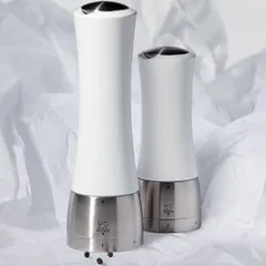 Мельница для соли с метал.механизмом дерево D=6,H=16см белый, изображение 2