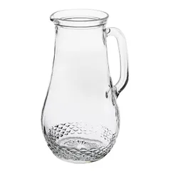 Кувшин «Крист» без крышки стекло,пластик 1,5л ,H=23,5см прозр.
