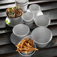 Блюдце «Лив» фарфор D=125/40,H=15мм белый, изображение 2