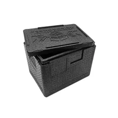 Термоконтейнер «Про» до 25 кг полипроп. 22л ,H=32,L=40,B=30см черный, изображение 3