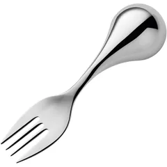 Table fork for people with disabilities. with ball handle stainless steel ,L=14/5,B=3cm metal.