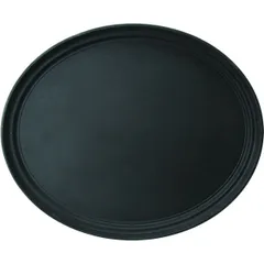 Rubberized oval tray “Prootel”  fiberglass , L=63, B=52cm  black