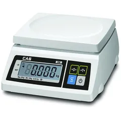 Electric scales Sw-2 dd 2kg with adapter ,H=13.2,L=29.5,B=25.6cm white