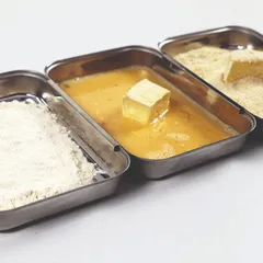 Сет для панировки сталь нерж. ,H=25,L=455,B=180мм металлич., изображение 4