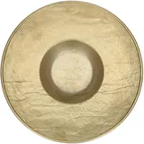 Тарелка для пасты «Вулкания голд» фарфор D=27см золотой