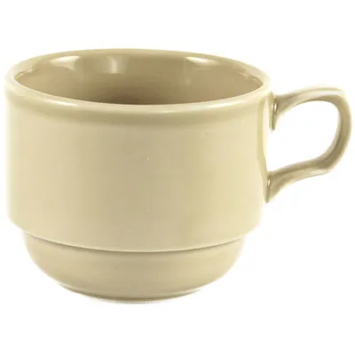 Чашка чайная «Акварель» Браво фарфор 200мл D=85/110,H=67мм бежев., Цвет: Бежевый