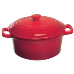 Baking pot “Forno” ceramics 200ml D=10,H=9cm red