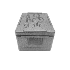 Термоконтейнер «Лайт» до 10 кг полипроп. 14л ,H=22,L=40,B=30см черный, изображение 2