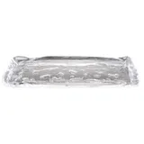 Блюдо сервировочное «Фрост» стекло ,L=34,B=11см прозр.