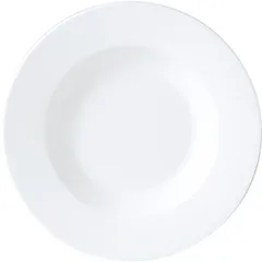 Dish “Simplicity” round deep  porcelain  450 ml  D=270, H=35mm  white