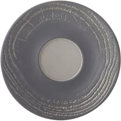Блюдце «Арборесценс» для стакана 180 мл керамика D=16см черный,серый