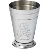 Стакан для коктейлей «Корсар» для джулепа с орнаментом сталь нерж. 400мл D=88/70,H=117мм серебрист.