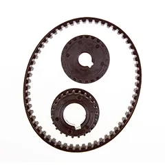 Set of gears 2 pcs. + belt d/art.032  022 plastic