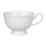 Чашка чайная «Эйфория» фарфор 220мл D=95/55,H=60,L=125мм белый