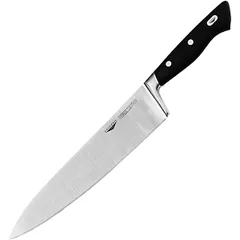 Chef's knife  L=24cm  black, metal.