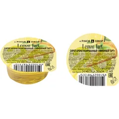 Сироп «Лимонный Тарт» ароматизированный порционный Pinch&Drop[50шт] поливинилхл. 15мл, изображение 2