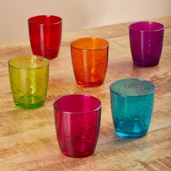 Олд фэшн (стакан) «Палатина» набор из 6 цветов[24шт] стекло 320мл D=84,H=93мм в ассорт., изображение 3