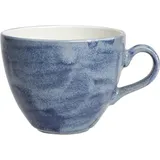 Чашка чайная «Революшн Блюстоун» фарфор 350мл D=10,5см синий,белый