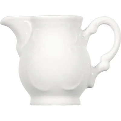 Молочник «Моцарт» фарфор 300мл D=63,H=110,L=125мм белый