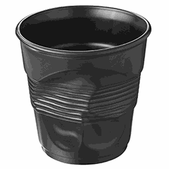 Ведро для шампанского фарфор 3л D=20,H=19,5см черный