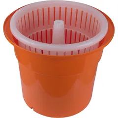 Центрифуга для сушки зелени пластик 25л D=41,5,H=40см оранжев., изображение 3