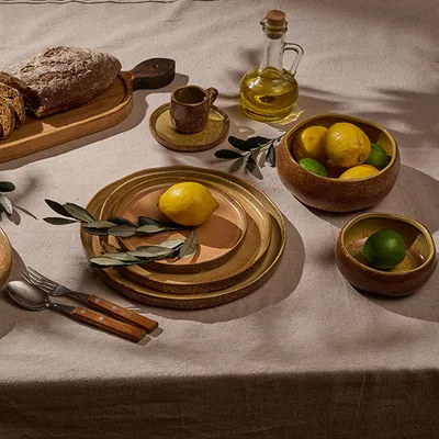 Салатник «Эггшелл Нейчер» фарфор 1,3л D=196,H=80мм коричнев., Цвет: Коричневый, Объем по данным поставщика (мл): 1300, изображение 4