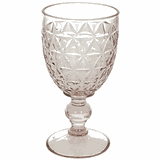 Бокал для вина «Абигейл» стекло 310мл D=85,H=160мм розов.