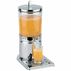 Dispenser for cold drinks  stainless steel, fiberglass  4 l , H=43, L=21, B=32cm