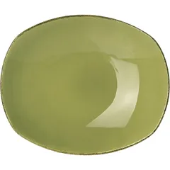 Тарелка глубокая «Террамеса Олива» фарфор ,H=4,L=21,B=19см олив.