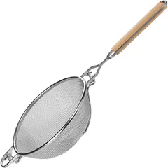 Colander double mesh  stainless steel  D=24, H=10, L=57.5cm