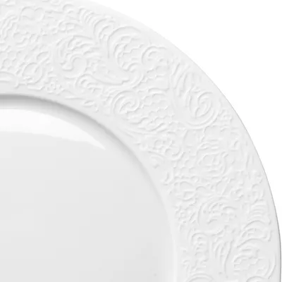 Тарелка «Коллекшн Эль Кутюр» десертная с широким бортом фарфор D=24см белый, Диаметр (мм): 240, изображение 3