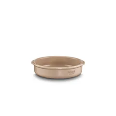 Baking dish  ceramics  0.5 l  D=17, H=4 cm  beige.