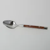 Ложка кофейная «Рустик» уцененная сталь нерж.,пластик ,L=11/3,B=2см металлич.