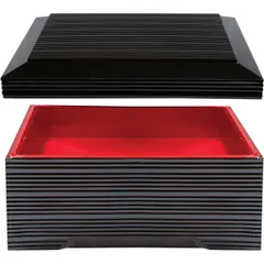 Контейнер для унадзю пластик 0,8л ,H=80,L=180,B=145мм черный