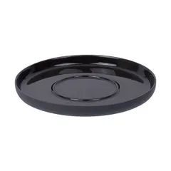 Блюдце «Вейв» фарфор D=140/65мм черный, изображение 4