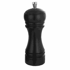 Мельница для перца с метал.механизмом бук D=5,H=14см черный